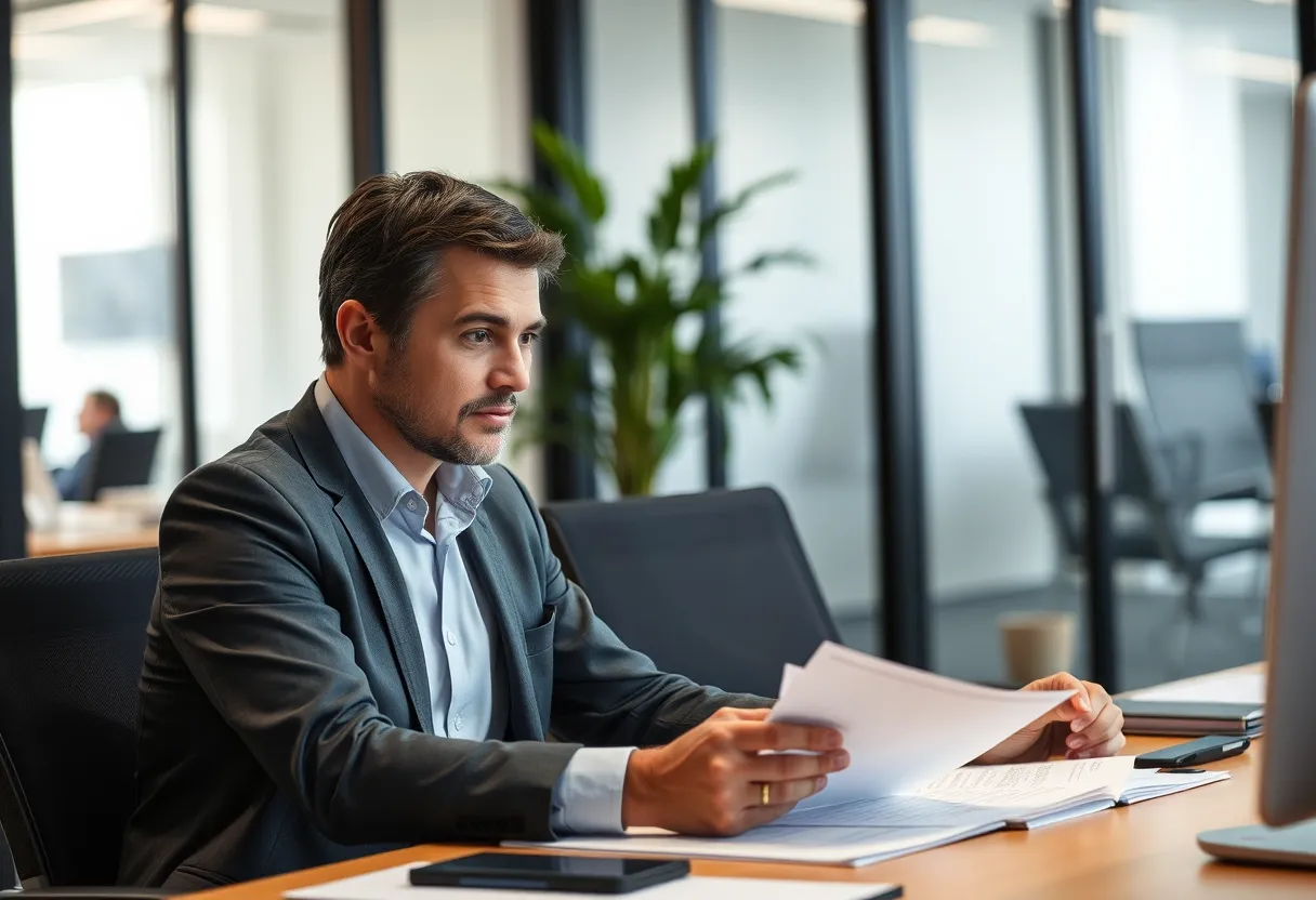 An adviser and a provider chair reviewing an evidence index, illustrating a TEQSA registration expert view
