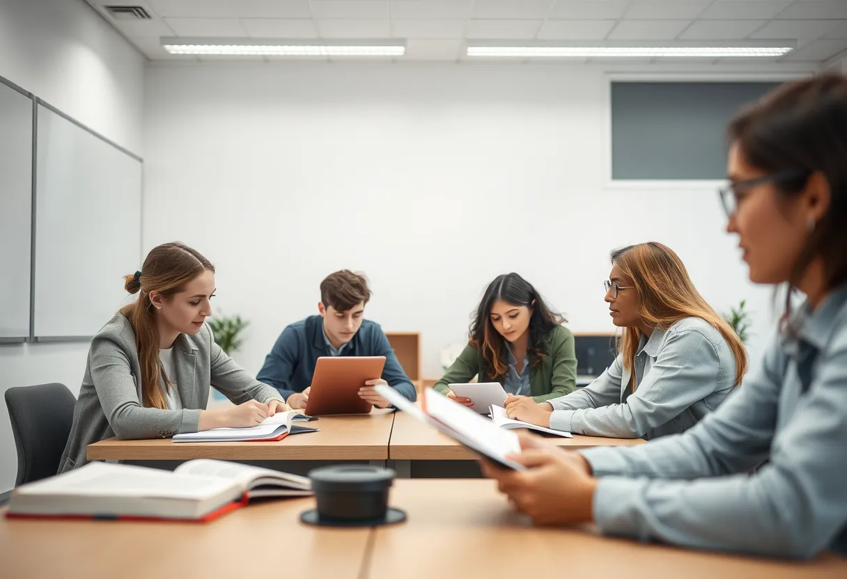 Professionals in a short course workshop, illustrating micro-credentials workforce development in Australian higher education