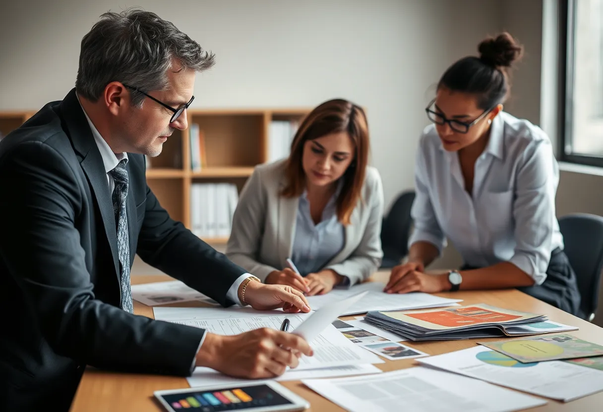 A consultant presenting a paper to a governing body that is making the decision, illustrating the role of consultants TEQSA applicants need