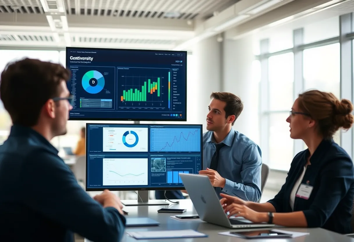 A compliance officer's desk with an AI policy binder and an assessment audit spreadsheet, illustrating a generative AI compliance officer toolkit for TEQSA-regulated providers